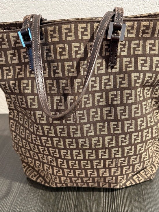 Fendi Other - Fendi Zucca Logo Brown Canvas Tote